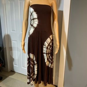 NWOT INC Tie-Dyed Convertible Dress/skirt
